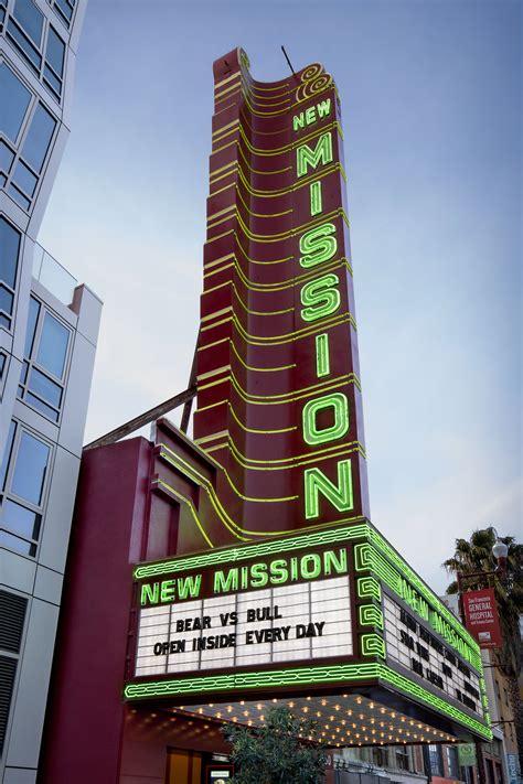 Mission theater - Sep 10, 2021 · The Alamo Drafthouse Cinema's New Mission theater. (Photo by David Mamaril Horowitz / Mission Local) San Francisco’s Alamo Drafthouse Cinema, the five-auditorium, 536-seat theater known for its in-theater table service and “New Mission” marquee on Mission Street between 21st and 22nd, reopens today. The movie theater chain, which first ... 